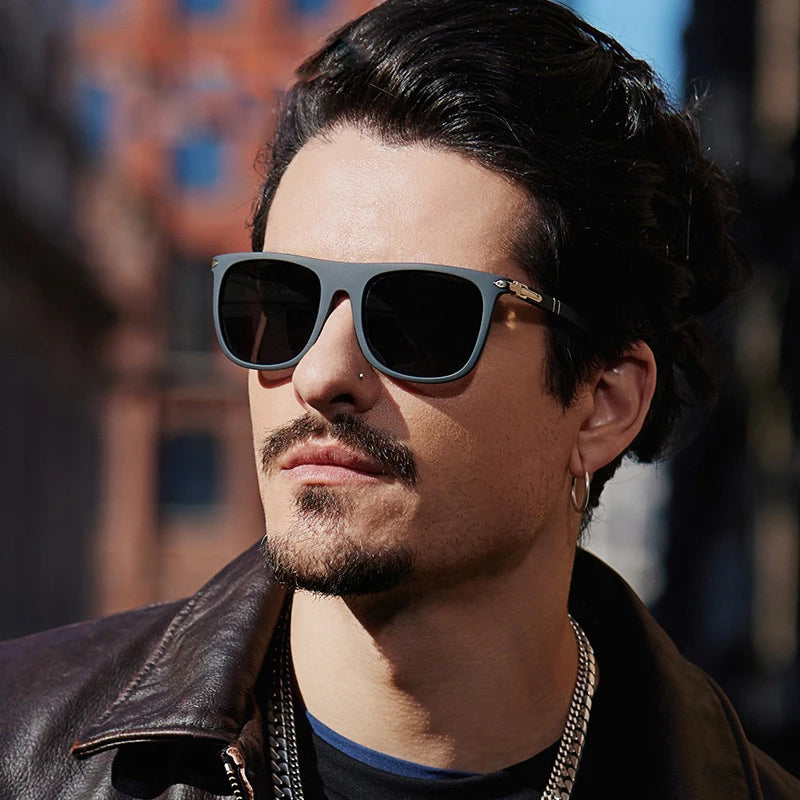 YIMARUILI C3055 Polarized Sunglasses – Ultra-Light TR90 Retro Square Eyewear for Men & Women - Image 2