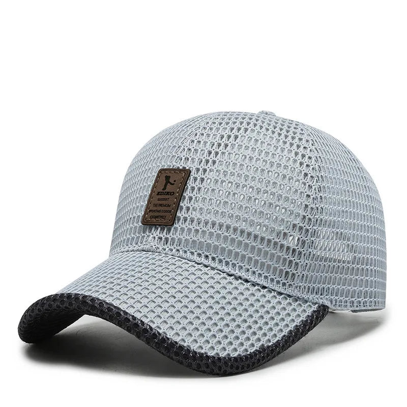 Summer Fishing Mesh Baseball Cap – Unisex Breathable Snapback Hat for Men & Women - Image 3