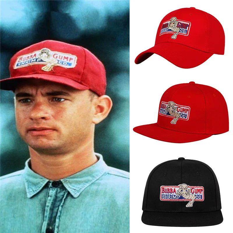 Forrest Gump Embroidered Baseball Cap – High-Quality Cotton Snapback Dad Hat for Men & Women