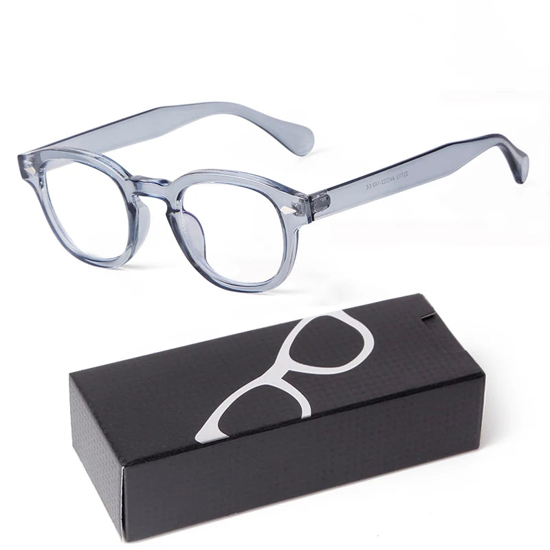 Fashion Gradient Blue Small Round Sunglasses – Unisex Vintage-Inspired Designer Eyewear - Image 8