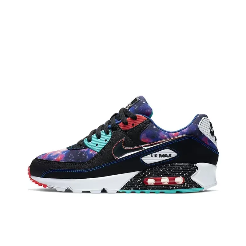 Nike Air Max 90 White-Blue-Red - Image 14