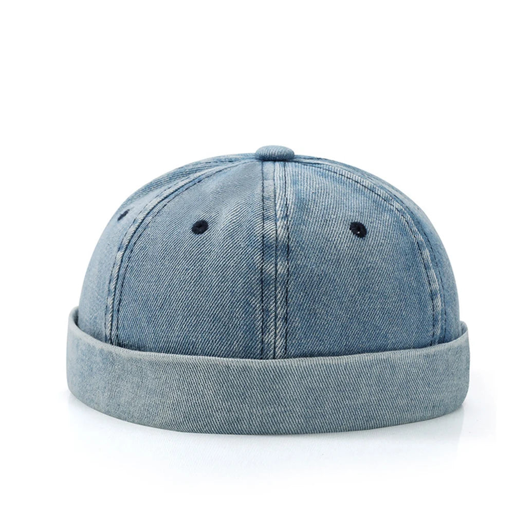 Vintage Brimless Docker Cap – Adjustable Cotton Skullies Beanie for Men’s Streetwear & Hip Hop Style - Image 19