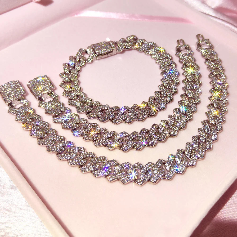 14MM Miami Prong Cuban Link Chain Necklace - Image 4