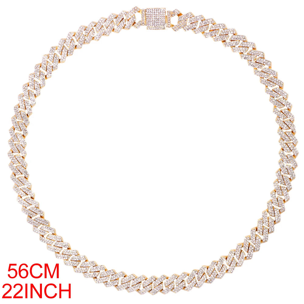 14MM Miami Prong Cuban Link Chain Necklace - Image 14