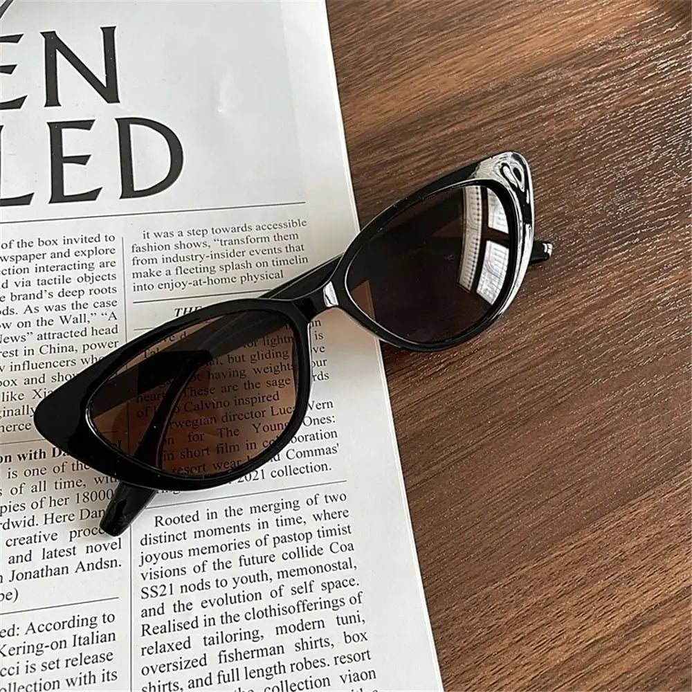 Vintage Cat Eye Sunglasses – Small Frame UV400 Retro Eyewear for Women - Image 13