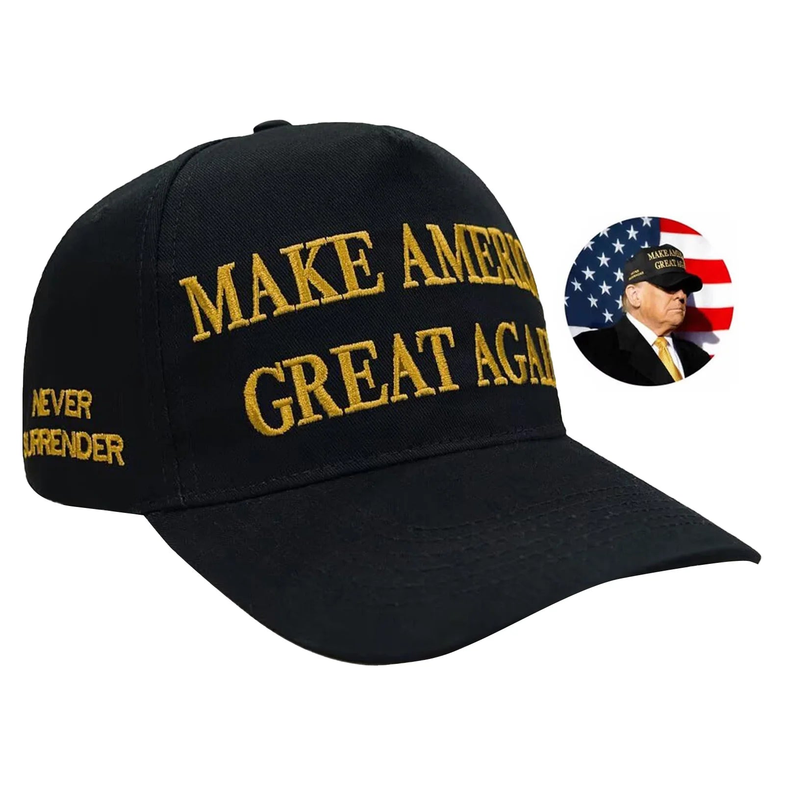 2025 Donald Trump Embroidered Baseball Cap – USA Snapback Hat for Supporters & Collectors - Image 8