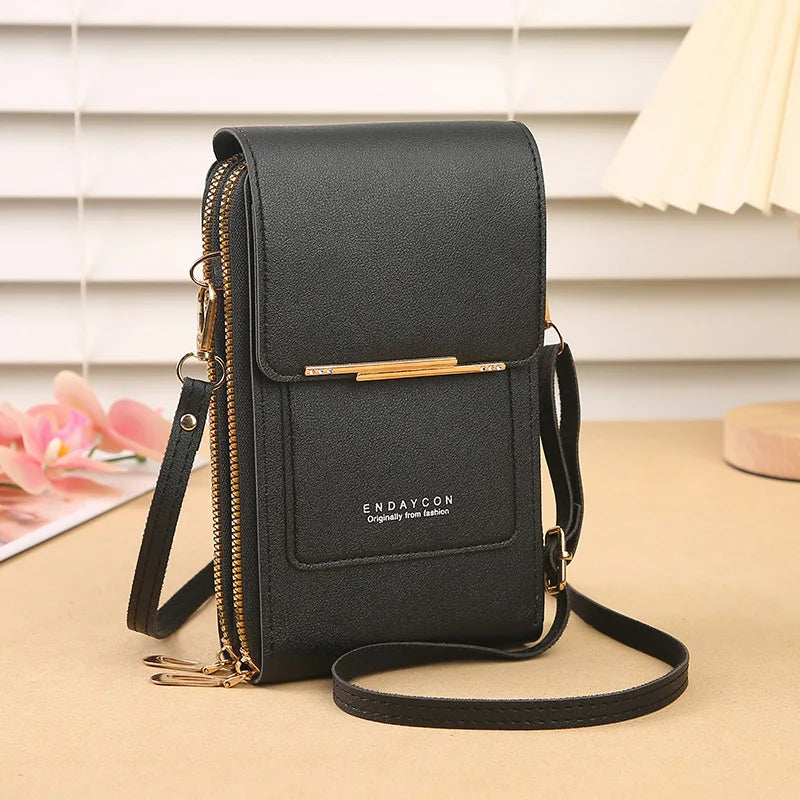 Crazy Bag Fashion Touch Screen Phone Bag – Women’s Crossbody Card Holder with Lock Closure - Image 11