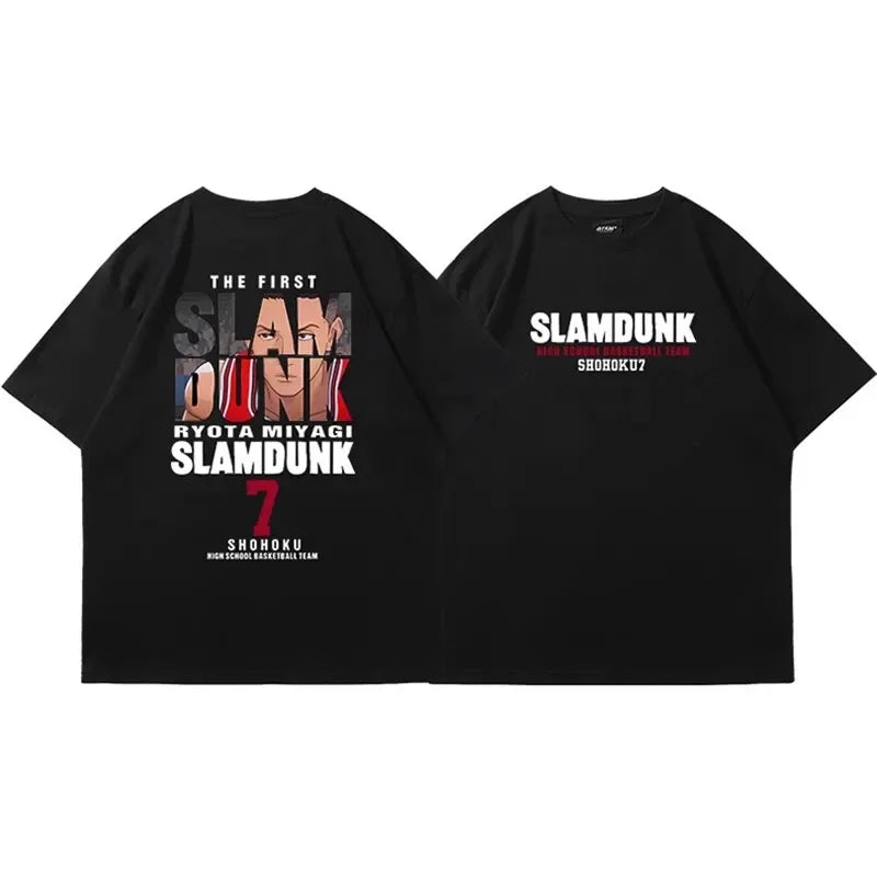 Anime Slam Dunk Oversized T-Shirt - Image 5