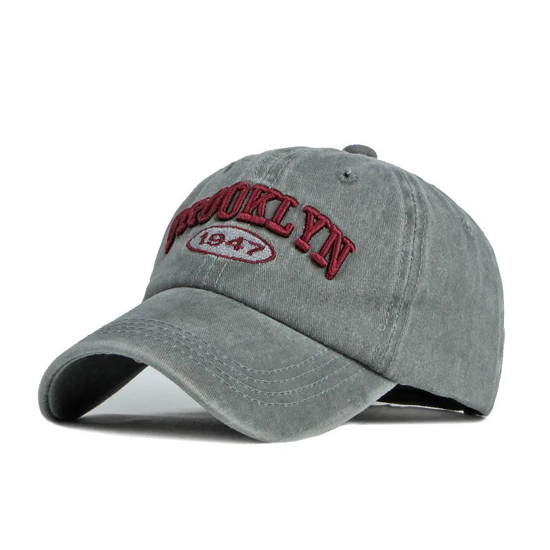 Brooklyn Alphabet Baseball Cap – Unisex Cotton Snapback Hat for Summer Street Style - Image 7