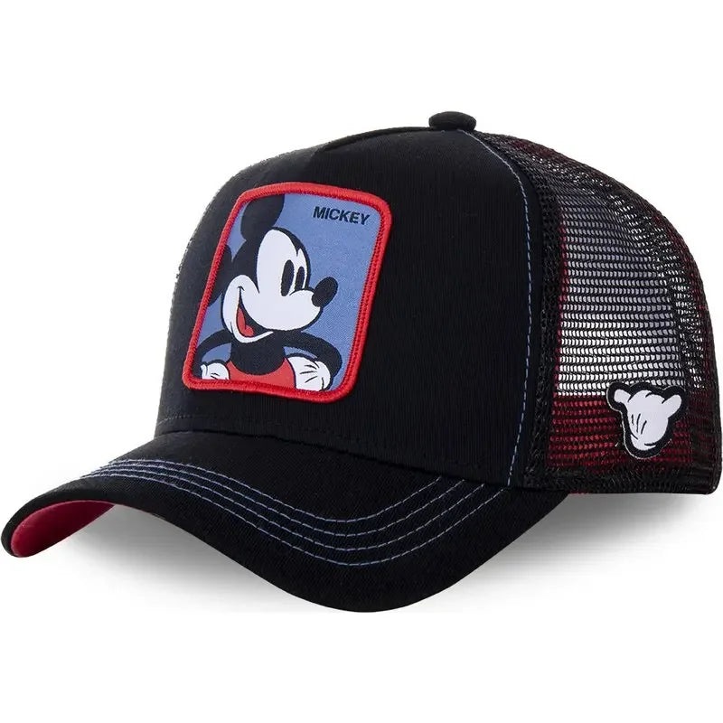 High-Quality Disney Style Cartoon Snapback – Unisex Cotton Baseball Cap with Mesh Back - Image 10