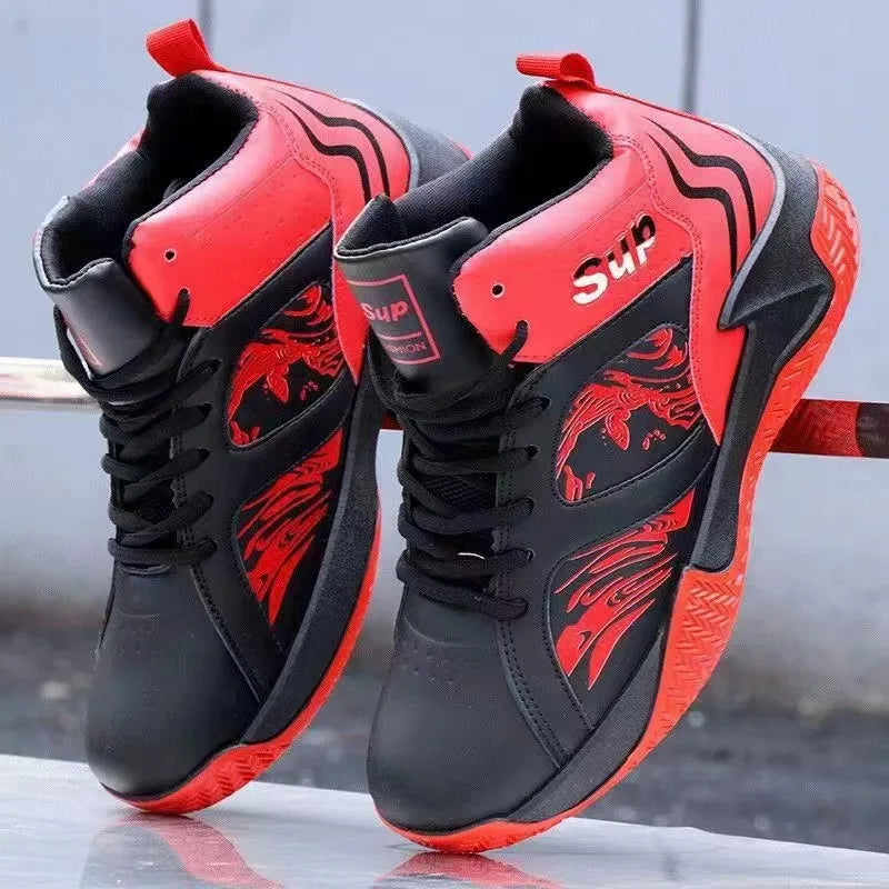 New Anti-Slip High-Top Men’s Basketball Sneakers – Luxury Running & Casual Fashion Shoes - Image 5