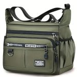 Multi-Layer Men’s Messenger Bag – Durable Crossbody Sling with Multiple Pockets