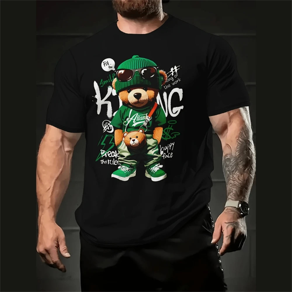 Funny Cartoon 3D Print T-Shirt – Men’s Oversized Breathable Streetwear Tee - Image 7