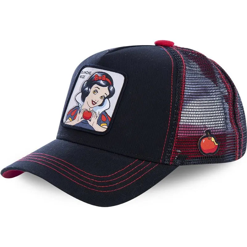 High-Quality Disney Style Cartoon Snapback – Unisex Cotton Mesh Baseball Cap for Men & Women - Image 3