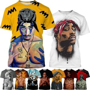 2023 Hot Sale 3D Printed T-Shirt – Unisex Hip Hop Street Style Tee for Kids