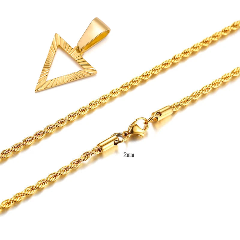 Gold-Plated Sunburst Pendant Necklace – Embossed Rectangle Charm for Men - Image 14