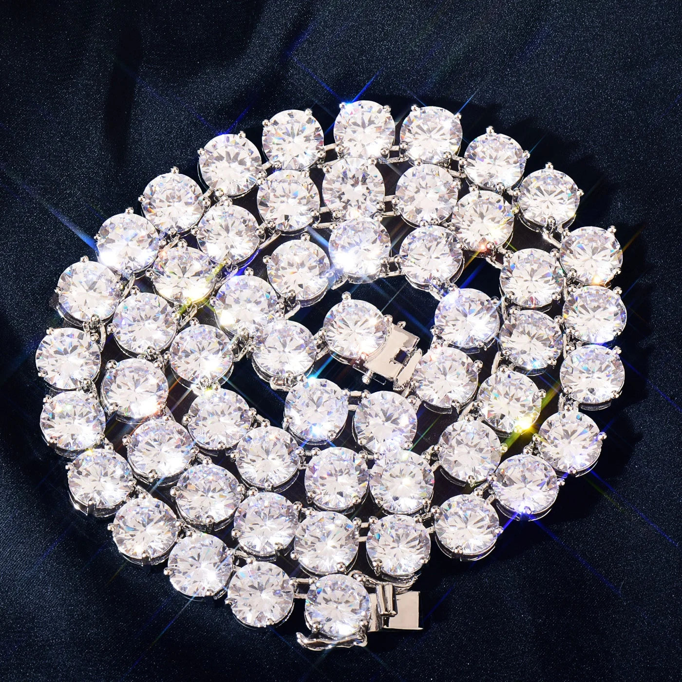 CUC Gold Color Tennis Chain – Iced Out AAA Zircon Necklace for Men & Women - Image 7