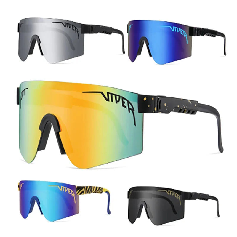 Pit Viper UV400 Sports Sunglasses – Unisex Performance Goggles for Outdoor Adventures
