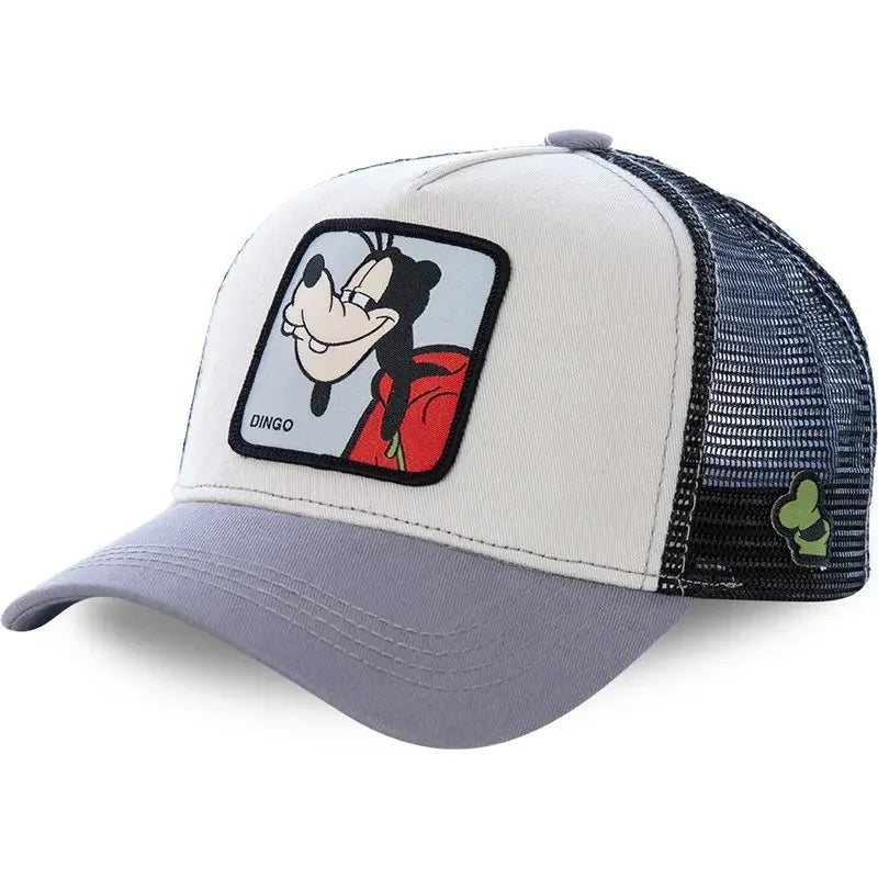 High-Quality Disney Style Cartoon Snapback – Unisex Cotton Baseball Cap with Mesh Back - Image 6