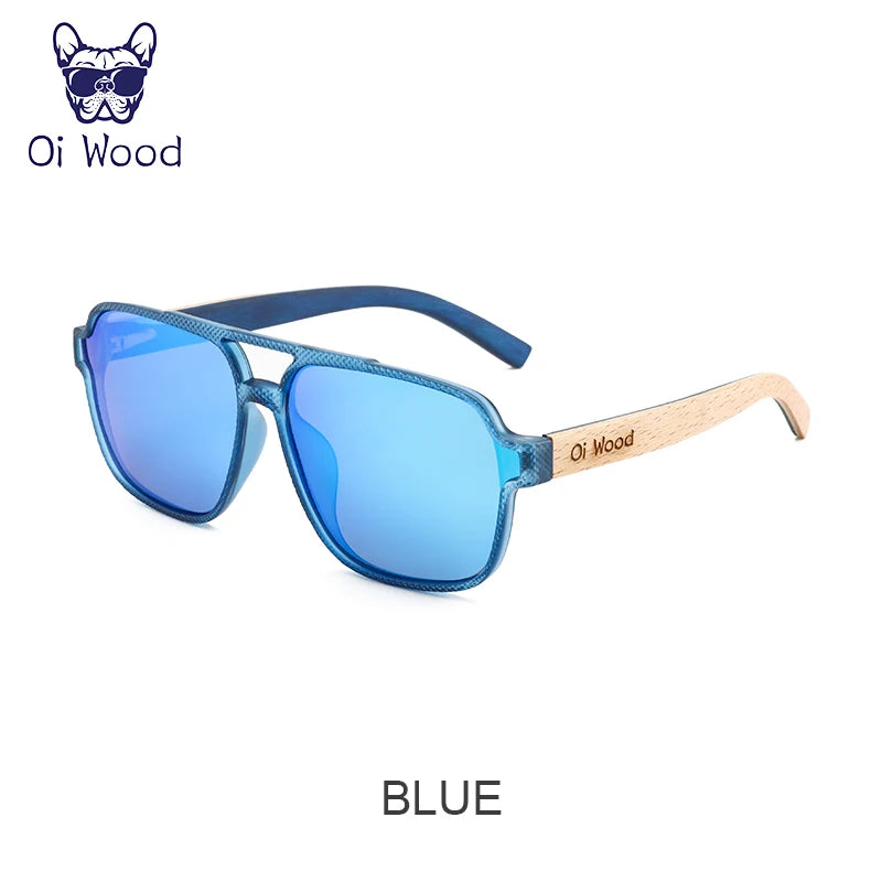 Oi Wood Polarized Sunglasses – Eco-Friendly Wooden Eyewear for Men with UVA & UVB Protection - Image 8