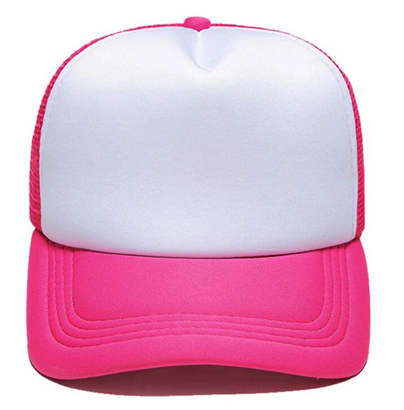 Customized Logo Mesh Baseball Caps – Unisex 5-Panel Trucker Snapback Hats for Summer - Image 44