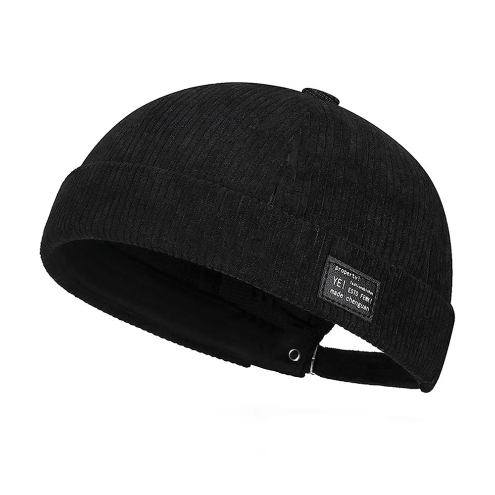 Vintage Brimless Docker Cap – Adjustable Cotton Skullies Beanie for Men’s Streetwear & Hip Hop Style - Image 7